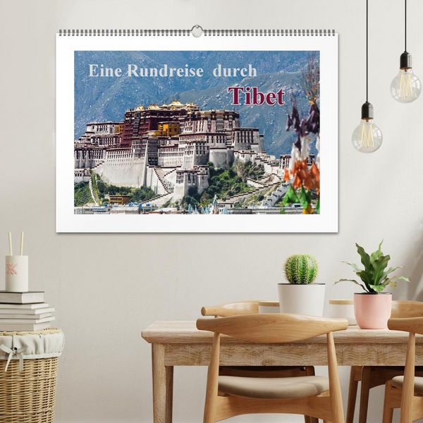 Produktbild: Eine Rundreise durch Tibet (Wandkalender 2026 DIN A2 quer), CALVENDO Monatskalender