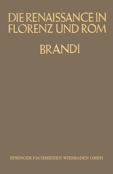 Produktbild: Die Renaissance in Florenz und Rom