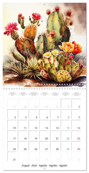 Produktbild: The Art of Succulents and Cacti (Wall Calendar 2026 12 &times; 12 Inch) CALVENDO 12 Month Wall Calendar