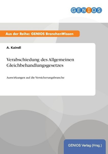 Produktbild: Verabschiedung des Allgemeinen Gleichbehandlungsgesetzes