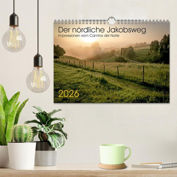 Produktbild: Der n&ouml;rdliche Jakobsweg (Wandkalender 2026 DIN A4 quer), CALVENDO Monatskalender