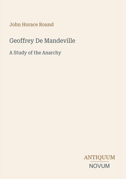 Produktbild: Geoffrey De Mandeville