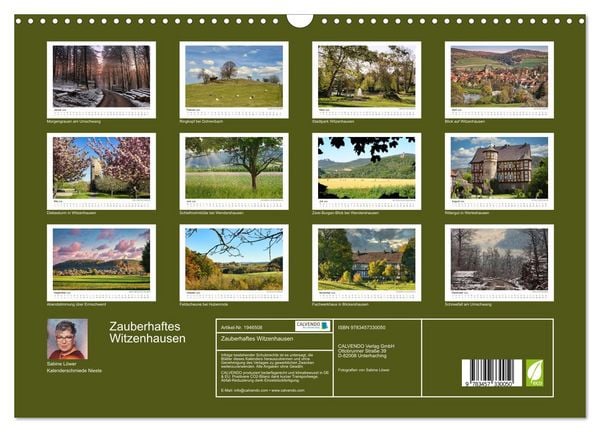 Produktbild: Zauberhaftes Witzenhausen (Wandkalender 2026 DIN A3 quer), CALVENDO Monatskalender