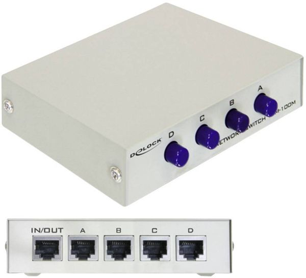 Delock 87588 Netzwerk Switch 4 Port 100MBit/s
