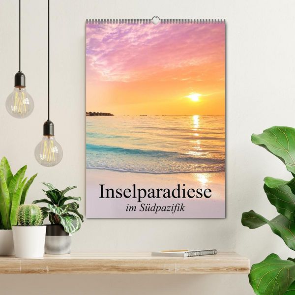 Produktbild: Inselparadiese im S&uuml;dpazifik (Wandkalender 2026 DIN A2 hoch), CALVENDO Monatskalender