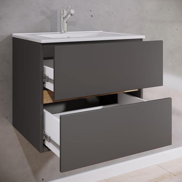 Produktbild: 2 tlg. Badm&ouml;bel-Set mit Waschbecken Cosila-I 61 cm