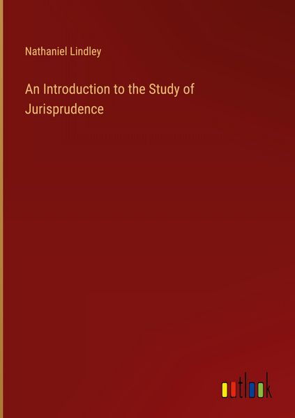 Produktbild: An Introduction to the Study of Jurisprudence
