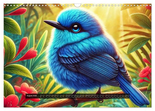 Produktbild: Tropische Farbenfreude (Wandkalender 2026 DIN A3 quer), CALVENDO Monatskalender