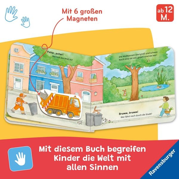 Produktbild: Mein erstes Magnetbuch - Was f&auml;hrt wo? Fahrzeuge