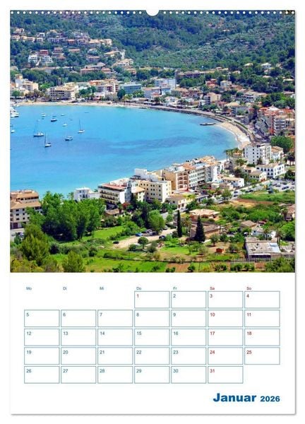 Produktbild: S&oacute;ller auf Mallorca &ndash; Terminplaner (Wandkalender 2026 DIN A2 hoch), CALVENDO Monatskalender