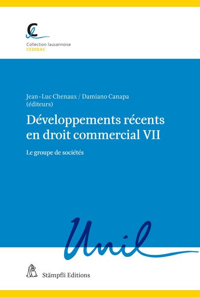 Produktbild: D&eacute;veloppements r&eacute;cents en droit commercial VII