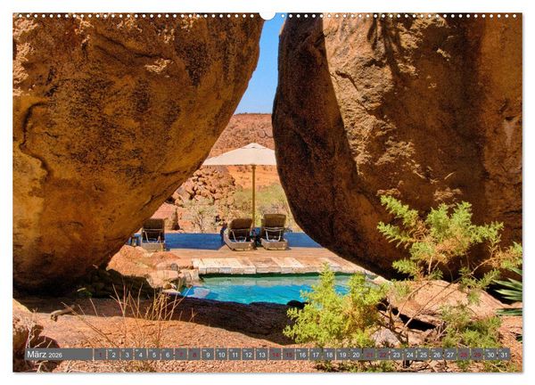 Produktbild: Namibia &ndash; Faszination Damaraland und Spitzkoppe (Wandkalender 2026 DIN A2 quer), CALVENDO Monatskalender