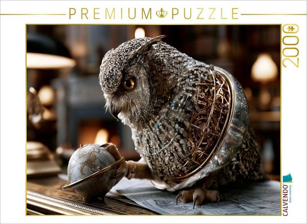 CALVENDO Puzzle Planeteneule | 2000 Teile Lege-Größe 90x67cm Foto-Puzzle für glückliche Stunden