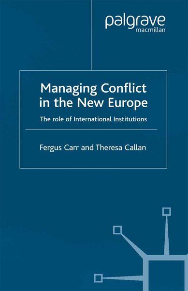 Produktbild: Managing Conflict in the New Europe