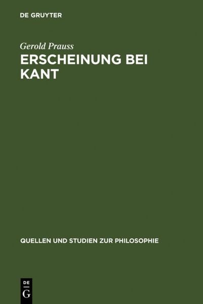 Produktbild: Erscheinung bei Kant