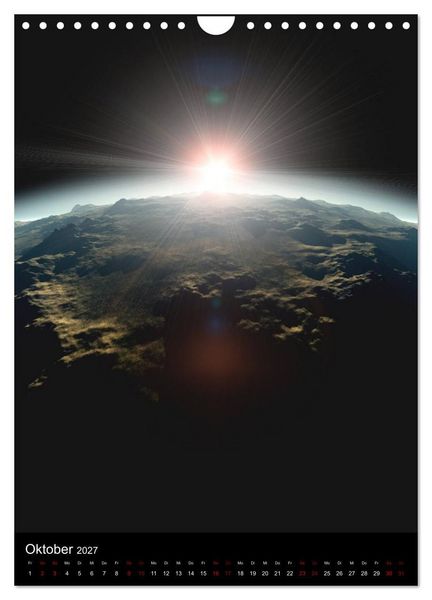 Produktbild: Weit entfernte Welten (Wandkalender 2027 DIN A4 hoch), CALVENDO Monatskalender
