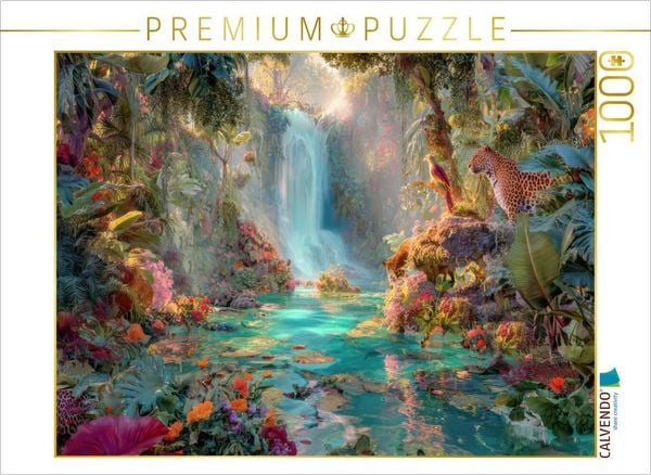 Produktbild: CALVENDO Puzzle Dschungel-Zauber | 1000 Teile Lege-Gr&ouml;&szlig;e 64x48cm Foto-Puzzle f&uuml;r gl&uuml;ckliche Stunden