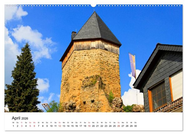 Produktbild: Deutschlands Burgen - besondere Burgen und sch&ouml;ne Schl&ouml;sser (Wandkalender 2026 DIN A2 quer), CALVENDO Monatskalender