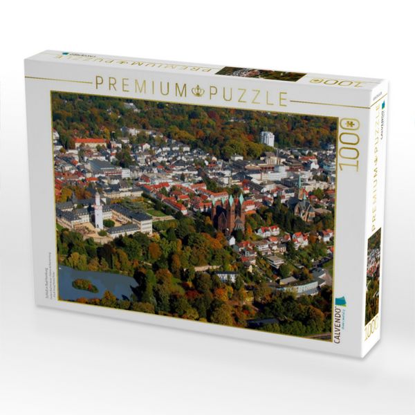Produktbild: CALVENDO Puzzle Schlo&szlig; in Bad Homburg | 1000 Teile Lege-Gr&ouml;&szlig;e 64x48cm Foto-Puzzle f&uuml;r gl&uuml;ckliche Stunden