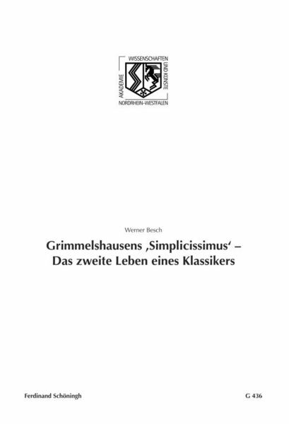 Produktbild: Grimmelshausens 'Simplicissimus' - Das zweite Leben eines Klassikers