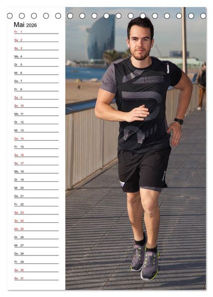 Produktbild: Der Laufplaner (Tischkalender 2026 DIN A5 hoch), CALVENDO Monatskalender