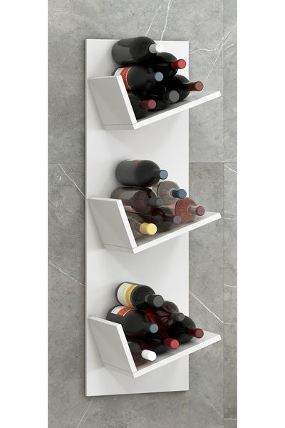 Produktbild: Holz Weinregal Wandregal Flaschen Wein Vinosi