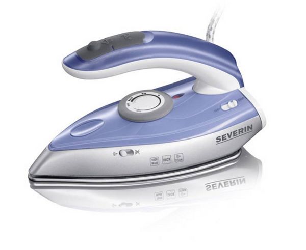 Produktbild: Severin BA 3234 Reiseb&uuml;geleisen Silber-Blau 1000W