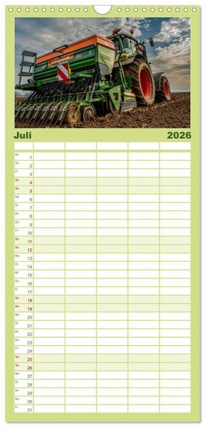 Produktbild: Familienplaner 2026 - Landwirtschaft im Weserbergland mit 5 Spalten (Wandkalender, 21 x 45 cm) CALVENDO