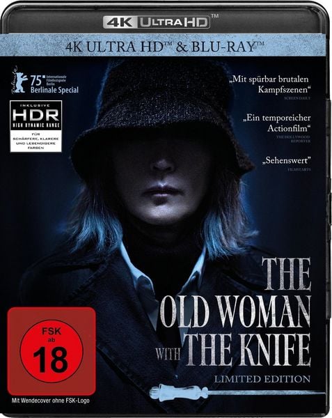 Produktbild: The Old Woman with the Knife LTD. - 4K HDR 2-Disc Limited Edition (4K Ultra HD) (+ Blu-ray)