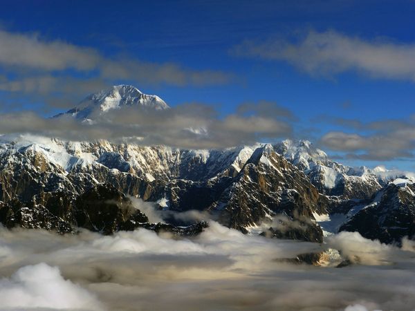 Produktbild: CALVENDO Puzzle Anflug zum Denali | 1000 Teile Lege-Gr&ouml;&szlig;e 64x48cm Foto-Puzzle f&uuml;r gl&uuml;ckliche Stunden