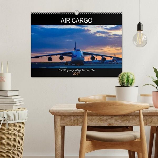 Produktbild: Air Cargo - Frachtflugzeuge, Giganten der L&uuml;fte (Wandkalender 2027 DIN A3 quer), CALVENDO Monatskalender