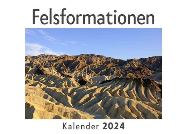 Produktbild: Felsformationen (Wandkalender 2024, Kalender DIN A4 quer, Monatskalender im Querformat mit Kalendarium, Das perfekte Geschenk)