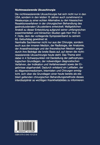 Produktbild: Nichtresezierende Ulcuschirurgie