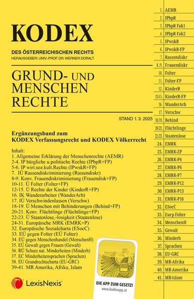 Produktbild: KODEX Grund- und Menschenrechte - inkl. App