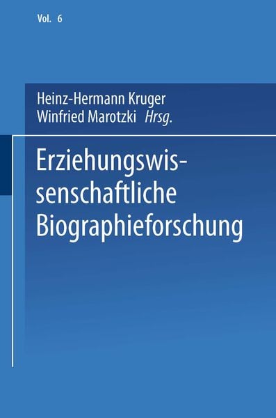 Produktbild: Erziehungswissenschaftliche Biographieforschung