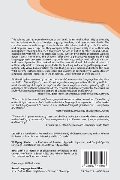 Produktbild: Authenticity across Languages and Cultures