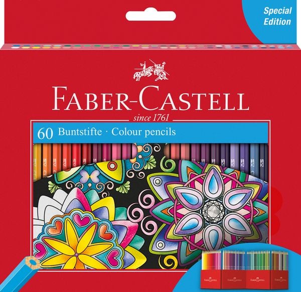 Produktbild: Faber-Castell Buntstifte Castle, 60er Set