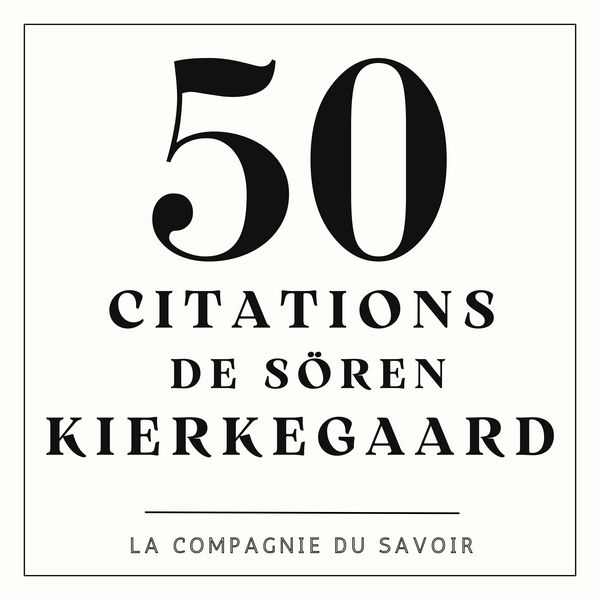 Produktbild: 50 citations de Soren Kierkegaard