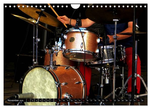 Produktbild: Klangbilder des Jazz (Wandkalender 2026 DIN A4 quer), CALVENDO Monatskalender