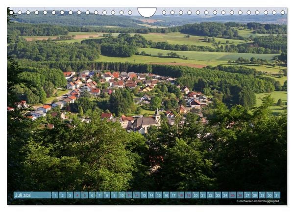 Produktbild: SAARLAND - AUSSICHTSREICH (Wandkalender 2026 DIN A4 quer), CALVENDO Monatskalender