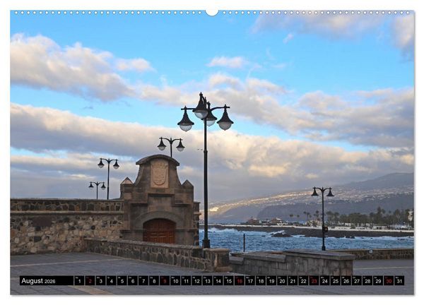 Produktbild: Puerto de la Cruz - Stadt am Atlantik (hochwertiger Premium Wandkalender 2026 DIN A2 quer), Kunstdruck in Hochglanz