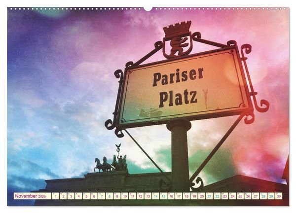 Produktbild: Berlin megacool (Wandkalender 2026 DIN A2 quer), CALVENDO Monatskalender