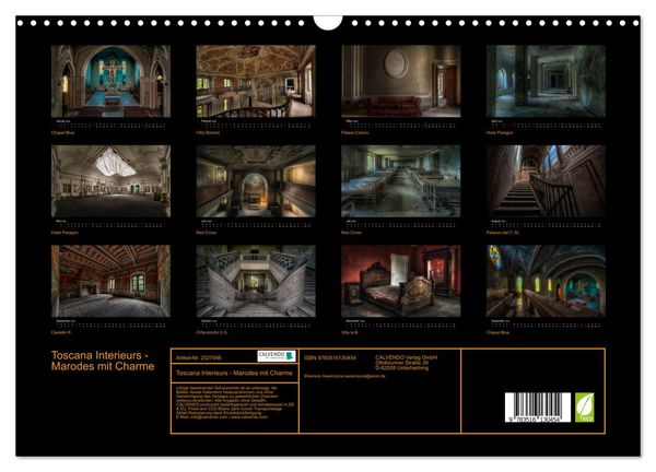 Produktbild: Toscana Interieurs - Marodes mit Charme (Wandkalender 2026 DIN A3 quer), CALVENDO Monatskalender