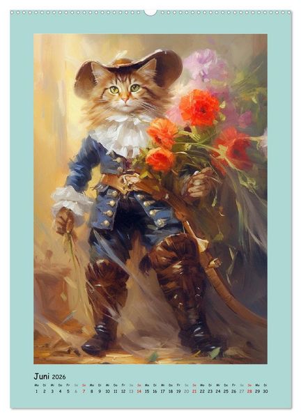 Produktbild: Zauberhafte M&auml;rchenillustrationen im Romantik-Stil (hochwertiger Premium Wandkalender 2026 DIN A2 hoch), Kunstdruck in Hochglanz
