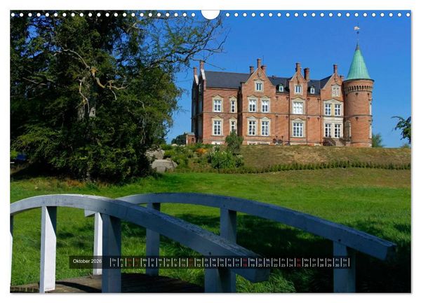 Produktbild: Schl&ouml;sser und Burgen in D&auml;nemark 2026 (Wandkalender 2026 DIN A3 quer), CALVENDO Monatskalender