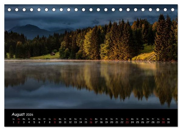 Produktbild: Faszination Morgenlicht (Tischkalender 2026 DIN A5 quer), CALVENDO Monatskalender
