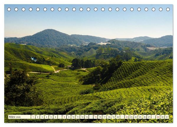 Produktbild: Unterwegs in Malaysia (Tischkalender 2026 DIN A5 quer), CALVENDO Monatskalender