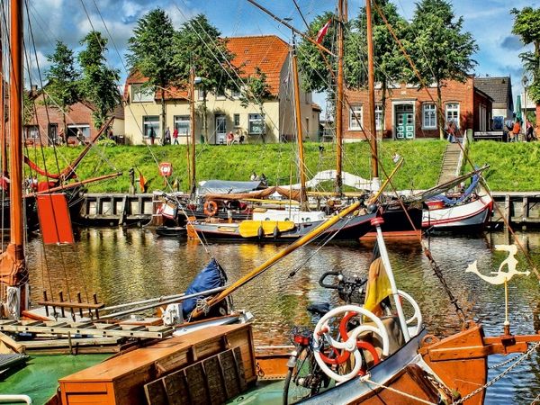 Produktbild: CALVENDO Puzzle Museumshafen Carolinensiel | 1000 Teile Lege-Gr&ouml;&szlig;e 64x48cm Foto-Puzzle f&uuml;r gl&uuml;ckliche Stunden