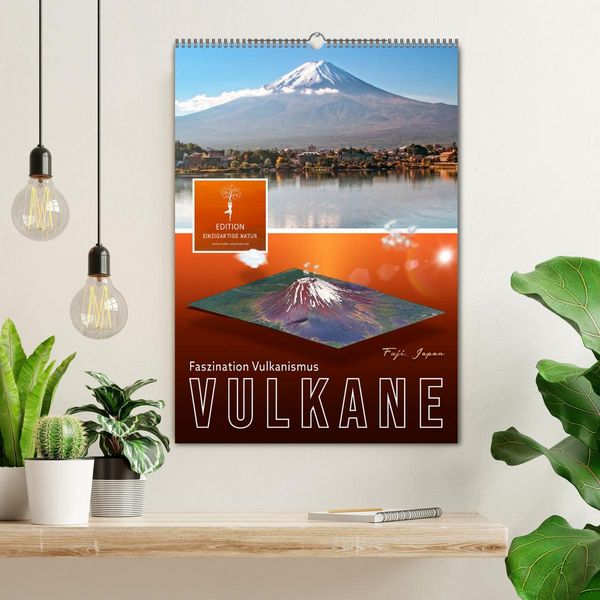 Produktbild: Vulkane - Faszination Vulkanismus (Wandkalender 2026 DIN A2 hoch), CALVENDO Monatskalender
