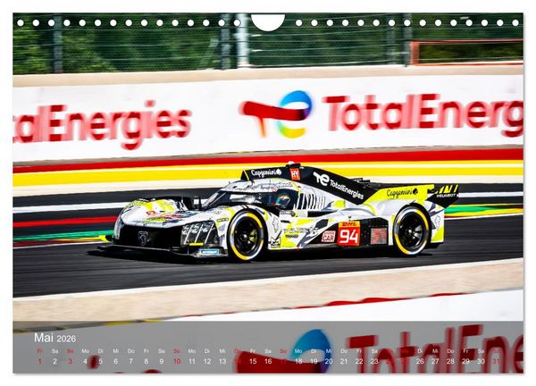 Produktbild: World Endurance Championship (Wandkalender 2026 DIN A4 quer), CALVENDO Monatskalender